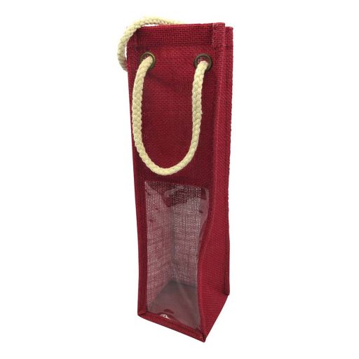 Bags VPGB0050 – Wine Jute Bag | Buy Online at Valenz Corporate Gifts Supplier Malaysia